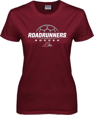 Ramapo Ladies T Shirt Roadrunners Soccer Stacked - ONLINE ONLY