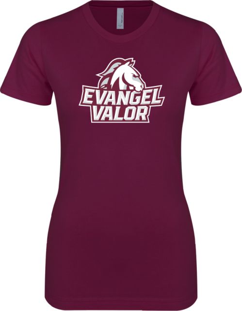 Evangel Next Level Boyfriend Tee Evangel Valor Horse Lockup - ONLINE ONLY