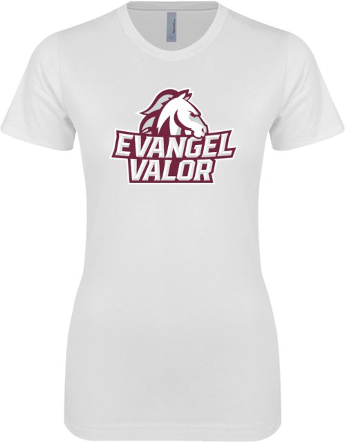 Evangel Next Level Boyfriend Tee Evangel Valor Horse Lockup - ONLINE ONLY