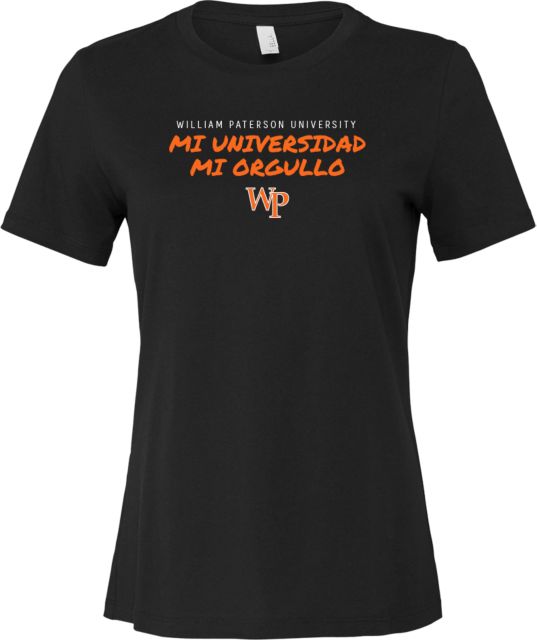 William Paterson Bella + Canvas Womens Relaxed Cotton T Shirt Cultura Hispana - ONLINE ONLY