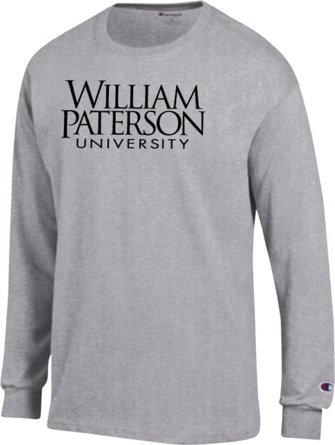 William Paterson Champion Long Sleeve T Shirt Inst. Mark - ONLINE ONLY