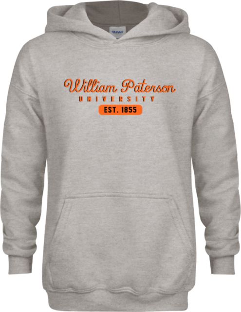 William Paterson Youth Fleece Hood Script William Paterson - ONLINE ONLY