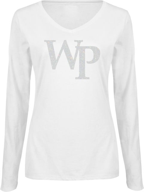 William Paterson Womens Long Sleeve V Neck Tee A Soft Glitter - ONLINE ONLY