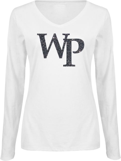 William Paterson Womens Long Sleeve V Neck Tee C Soft Glitter - ONLINE ONLY