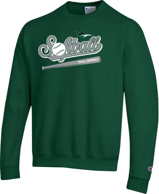 DuPage Champion Fleece Crew DuPage Chaparrals Softball Design - ONLINE ONLY
