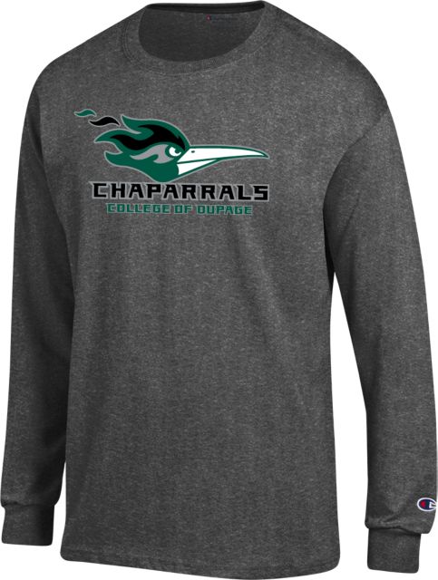 DuPage Champion Long Sleeve T Shirt College of DuPage Chaparrals - ONLINE ONLY