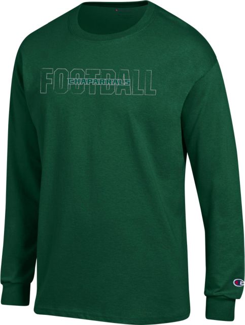 DuPage Champion Long Sleeve T Shirt DuPage Chaparrals Football Design - ONLINE ONLY