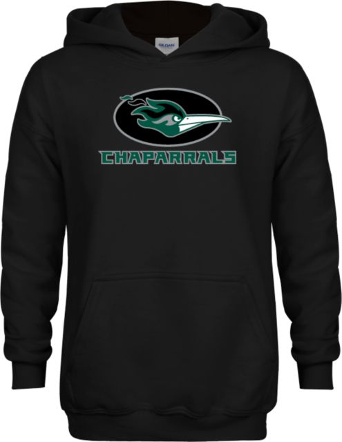 DuPage Youth Fleece Hoodie Chaparrals Mascot with Oval - ONLINE ONLY