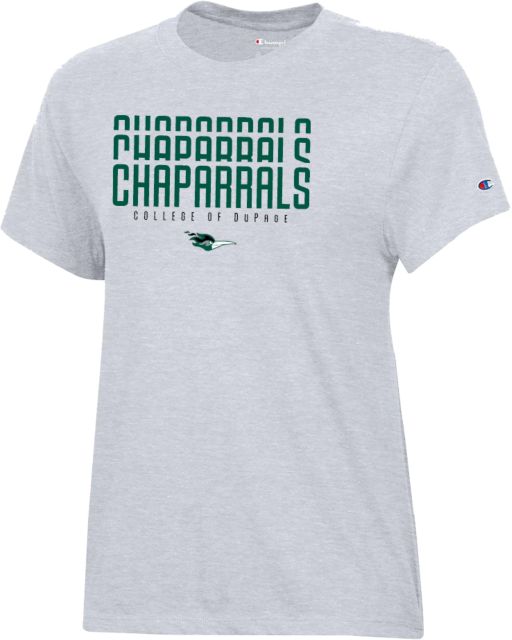 DuPage Champion Womens Core Short Sleeve Tee DuPage Chaparrals Repeat Design - ONLINE ONLY