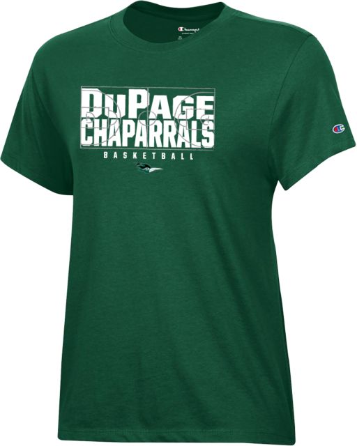 DuPage Champion Womens Core Short Sleeve Tee DuPage Chaparrals Basketball Design - ONLINE ONLY