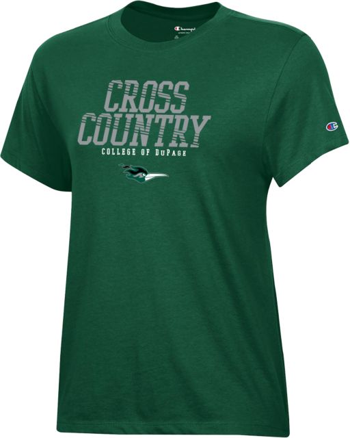 DuPage Champion Womens Core Short Sleeve Tee DuPage Chaparrals Cross Country Design - ONLINE ONLY