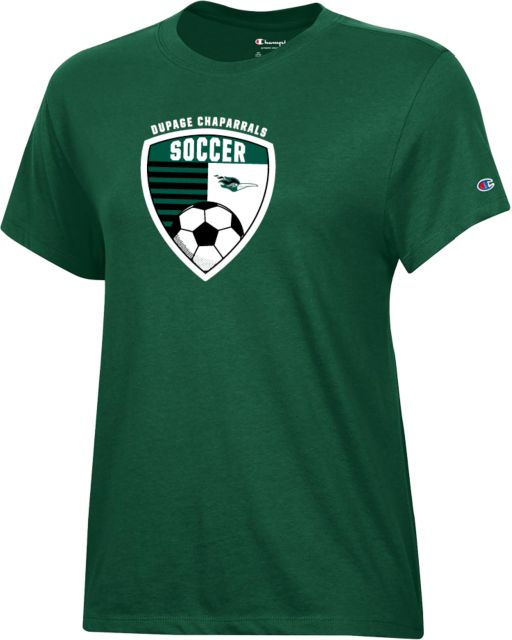DuPage Champion Womens Core Short Sleeve Tee DuPage Chaparrals Soccer Design - ONLINE ONLY