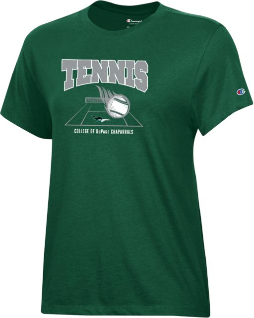 DuPage Champion Womens Core Short Sleeve Tee DuPage Chaparrals Tennis Design - ONLINE ONLY