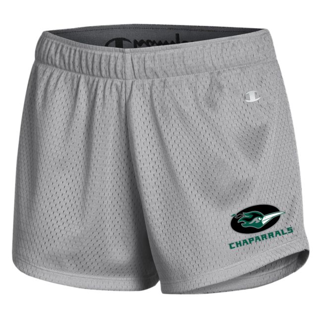 DuPage Champion Womens Mesh Short Chaparrals Mascot with Oval - ONLINE ONLY
