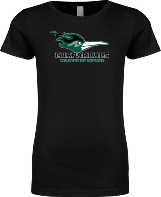 DuPage Next Level Girls Fashion Fit T Shirt College of DuPage Chaparrals - ONLINE ONLY
