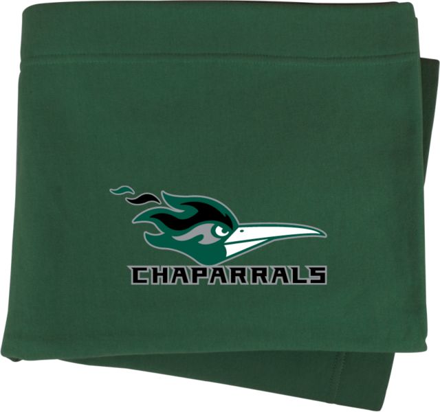 DuPage Sweatshirt Blanket Chaparrals with Mascot - ONLINE ONLY