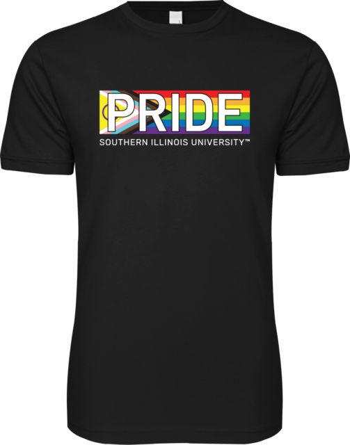 Southern Illinois Next Level SoftStyle T Shirt Pride Flag - ONLINE ONLY