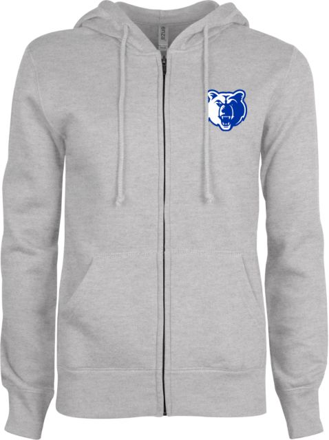 Salt Lake Community ENZA Womens Fleece Full Zip Hoodie Bear Head - ONLINE ONLY