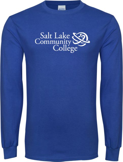 Salt Lake Community Long Sleeve T Shirt Instituitonal Mark - ONLINE ONLY