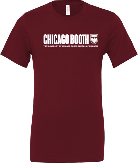 Chicago Bella + Canvas Jersey Cotton T Shirt University of Chicago Chicago Booth - ONLINE ONLY
