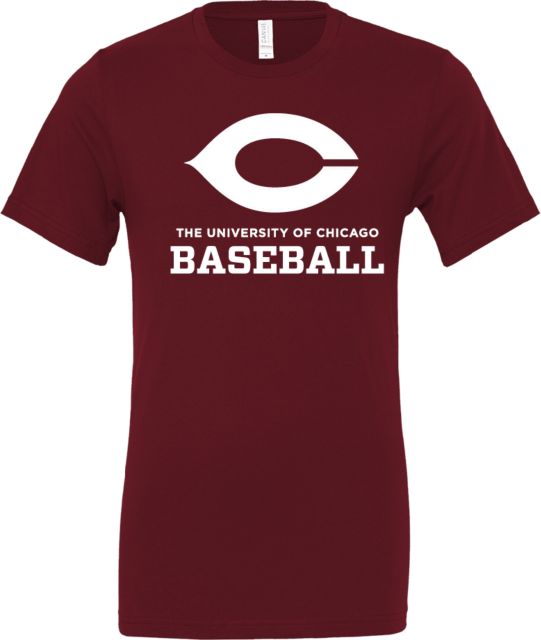 Chicago Bella + Canvas Jersey Cotton T Shirt University of Chicago Baseball - ONLINE ONLY