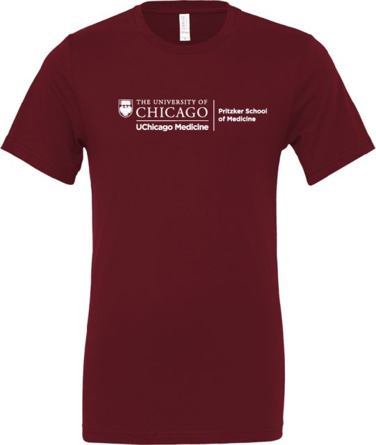 Chicago Bella + Canvas Jersey Cotton T Shirt University of Chicago UChicago Medicine - ONLINE ONLY