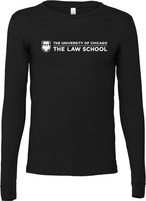 Chicago Bella + Canvas Jersey Cotton Long Sleeve T Shirt University of Chicago Law School - ONLINE ONLY