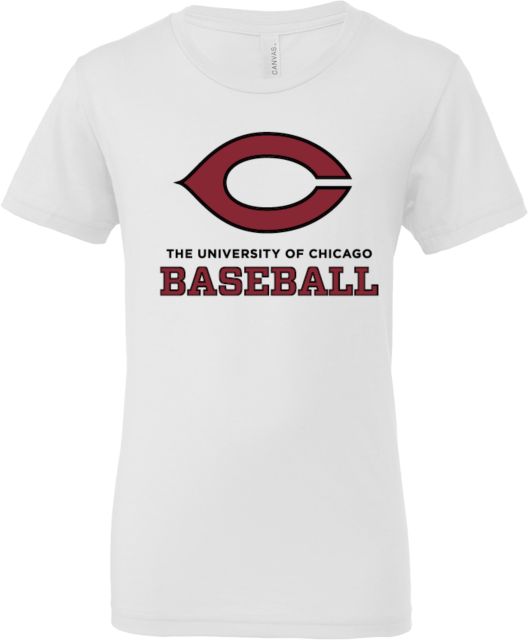 Chicago Bella + Canvas Youth Jersey T Shirt University of Chicago Baseball - ONLINE ONLY