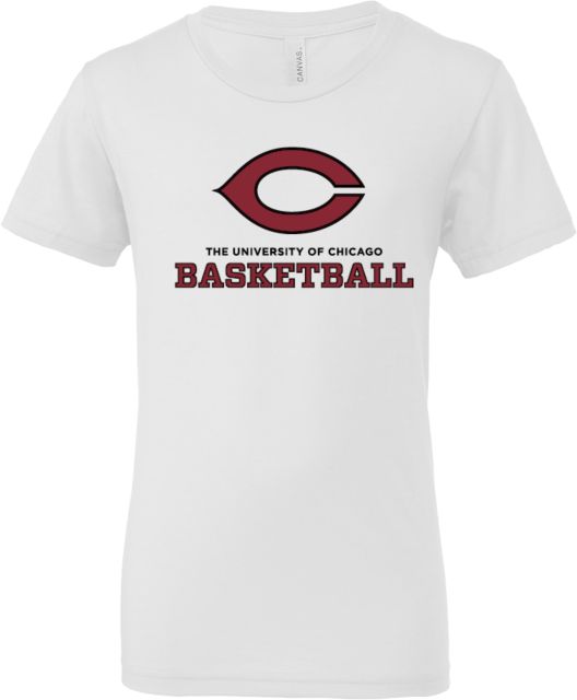 Chicago Bella + Canvas Youth Jersey T Shirt University of Chicago Basketball - ONLINE ONLY