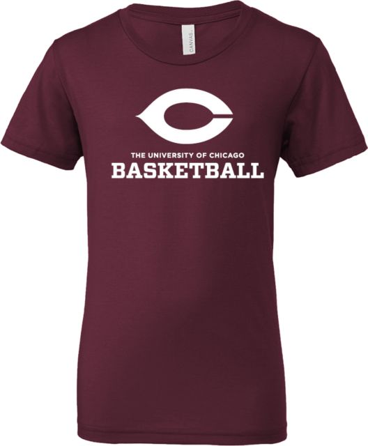 Chicago Bella + Canvas Youth Jersey T Shirt University of Chicago Basketball - ONLINE ONLY
