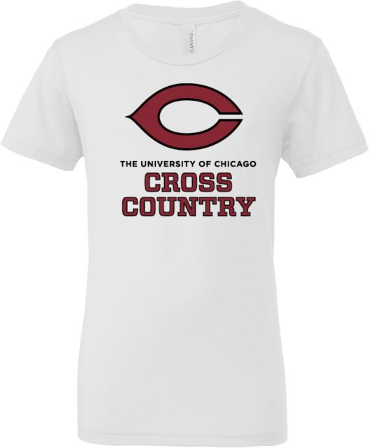 Chicago Bella + Canvas Youth Jersey T Shirt University of Chicago Cross Country - ONLINE ONLY