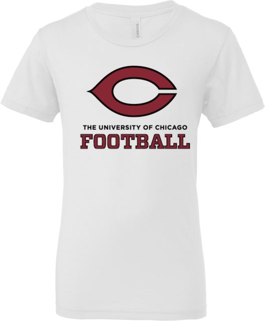 Chicago Bella + Canvas Youth Jersey T Shirt University of Chicago Football - ONLINE ONLY