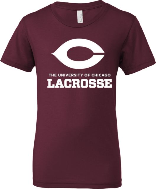 Chicago Bella + Canvas Youth Jersey T Shirt University of Chicago Lacrosse - ONLINE ONLY