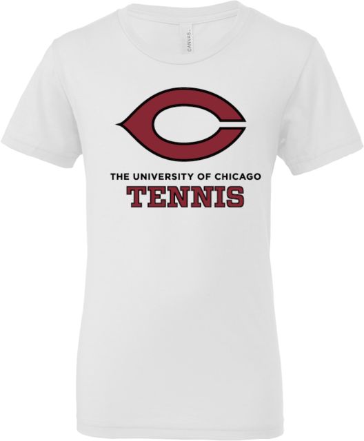 Chicago Bella + Canvas Youth Jersey T Shirt University of Chicago Tennis - ONLINE ONLY