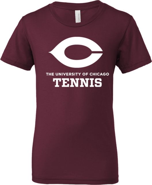 Chicago Bella + Canvas Youth Jersey T Shirt University of Chicago Tennis - ONLINE ONLY