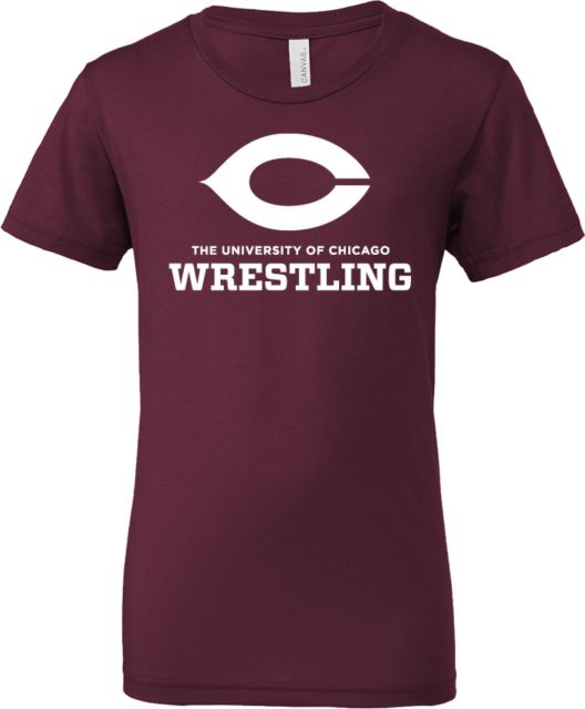 Chicago Bella + Canvas Youth Jersey T Shirt University of Chicago Wrestling - ONLINE ONLY
