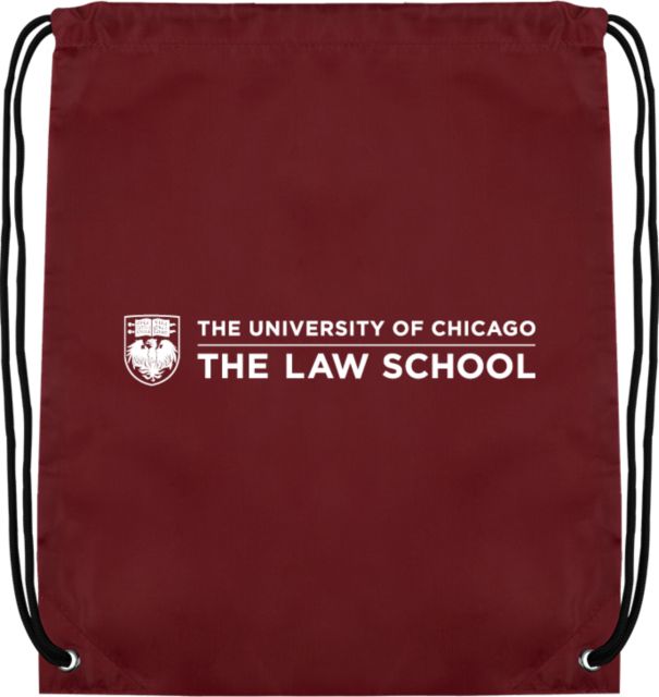Chicago Drawstring Backpack University of Chicago Law School - ONLINE ONLY