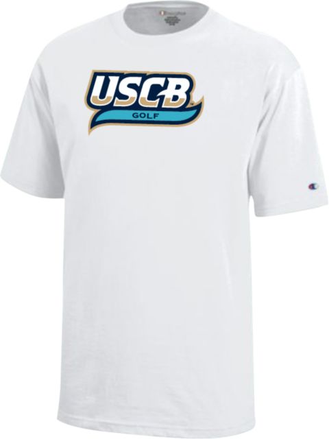 South Carolina Beaufort Champion Youth Short Sleeve Tee USCB Wordmark - Golf - ONLINE ONLY