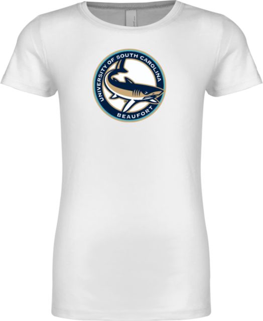 South Carolina Beaufort Next Level Girls Fashion Fit T Shirt USCB Circle Mark - ONLINE ONLY