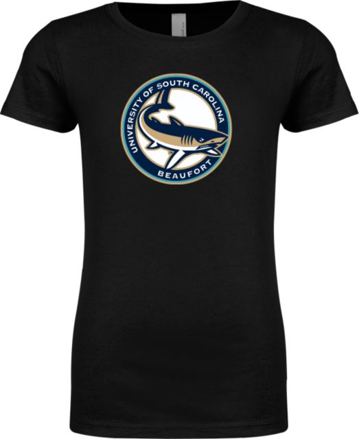 South Carolina Beaufort Next Level Girls Fashion Fit T Shirt USCB Circle Mark - ONLINE ONLY
