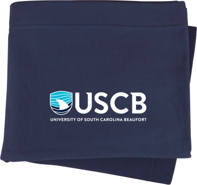 South Carolina Beaufort Sweatshirt Blanket USCB Primary Institutional Mark - ONLINE ONLY