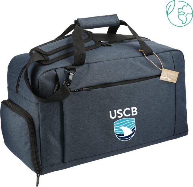 South Carolina Beaufort Aft Recycled PET 21 Inch Duffel USCB Stacked Institutional Mark - ONLINE ONLY