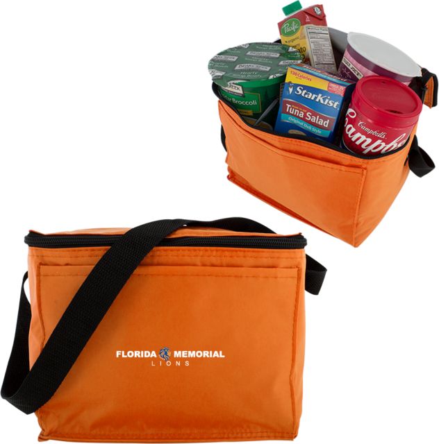 Florida Memorial Six Pack Cooler Florida Memorial Lions Centered - ONLINE ONLY