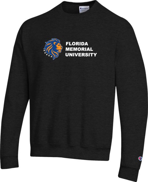 Florida Memorial Champion Fleece Crew Florida Memorial University with Lion - ONLINE ONLY
