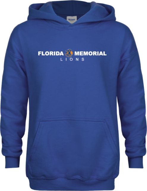 Florida Memorial Youth Fleece Hoodie Florida Memorial Lions Centered - ONLINE ONLY