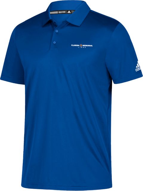 Florida Memorial Adidas Grind Polo Florida Memorial Lions Centered - ONLINE ONLY