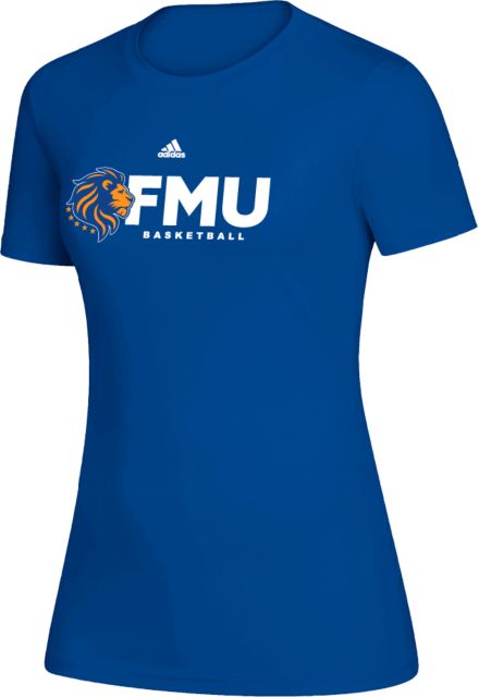 Florida Memorial Adidas Womens Creator Performance Tee FMU Basketball - ONLINE ONLY