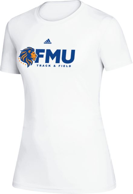 Florida Memorial Adidas Womens Creator Performance Tee FMU Track and Field - ONLINE ONLY