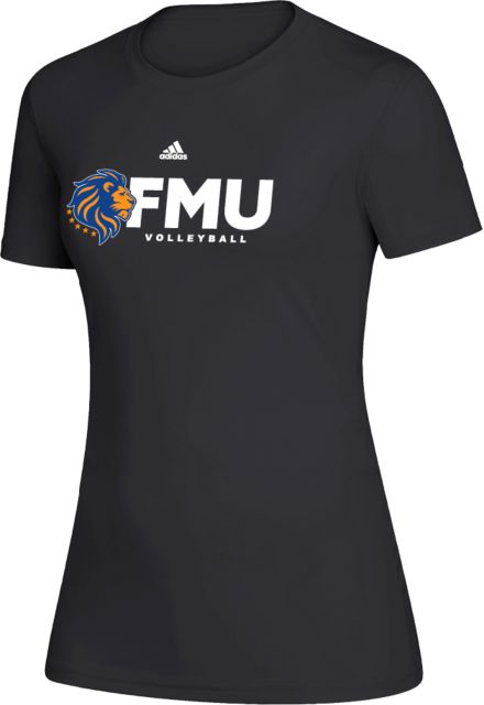 Florida Memorial Adidas Womens Creator Performance Tee FMU Volleyball - ONLINE ONLY