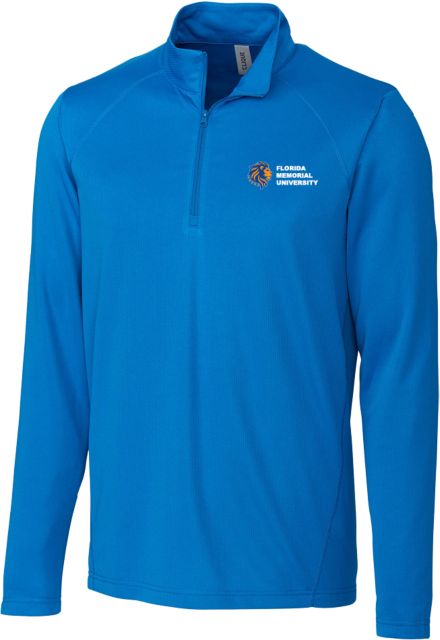 Florida Memorial C&B Clique Ice Pique Half Zip Florida Memorial University with Lion - ONLINE ONLY